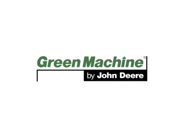 Green Machine by Jhon Deere Logo