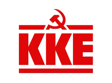 Griechischen Kommunistischen Partei KKE Logo