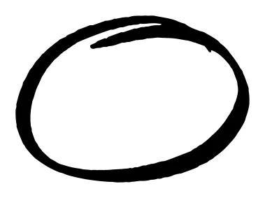 Grunge Oval Elips Highlight Circle Logo