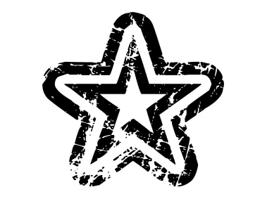 Grunge Star Logo Template