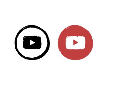 Grunge Youtube Logo
