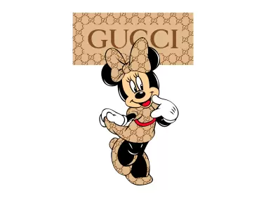 Gucci Style Minnie Mouse Logo
