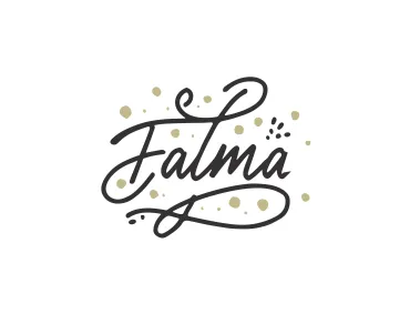Hand Draw Signature for the Name Fatma Vector