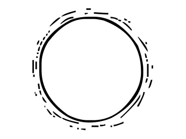 Hand Drawn Circle Logo Template