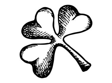 Hand Drawn Clover Logo Template