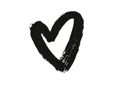 Hand Drawn Heart Logo Template