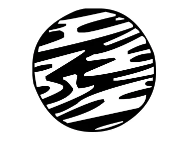 Hand Drawn Planet Design Logo Template