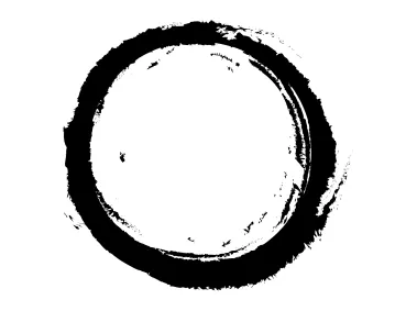 Hand Drawn Scribble Circle Logo