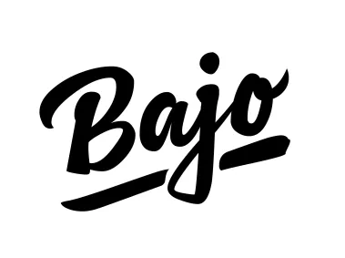 Handwritten Underline Bajo Text Vector