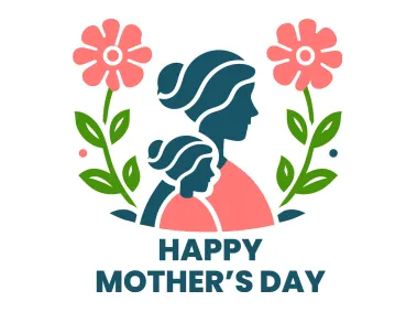 Happy Mother's Day Logo Template