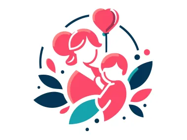 Happy Mother's Day Logo Template