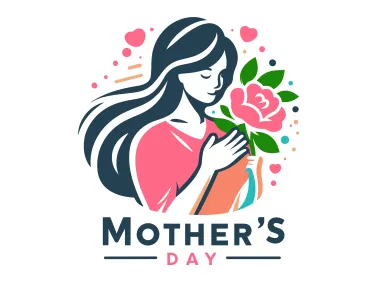 Happy Mother's Day Logo Template