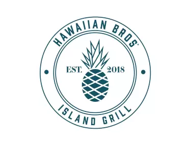 Hawaiian Bros Island Grill Badge Logo