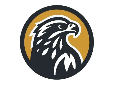 Hawk in Circle Logo Template