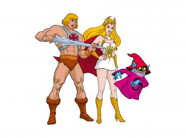He Man and She Ra Vector
