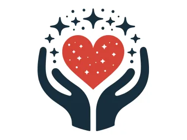 Heart in Hands Logo Template