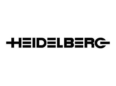 Heidelberg Black Wordmark Logo