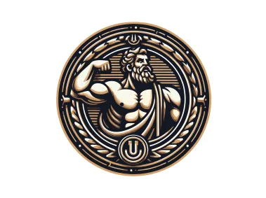 Hercules Illustration Logo Template