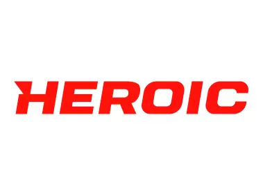 Heroic Wordmark Red Logo