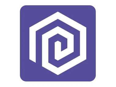 Hexagon P and O Letter Logo Template