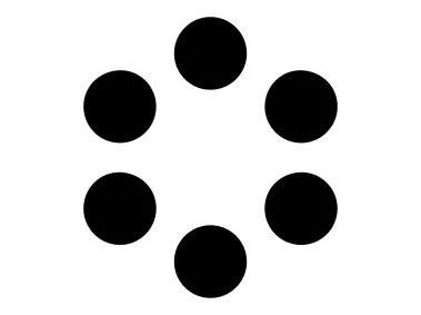 Hexagonal Circle Ring Logo Template