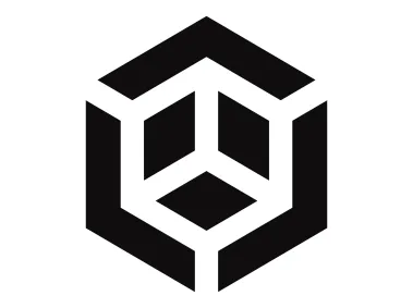 Hexagonal Cube Symbol Logo Template