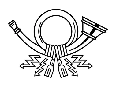 Horn of German post Logo
