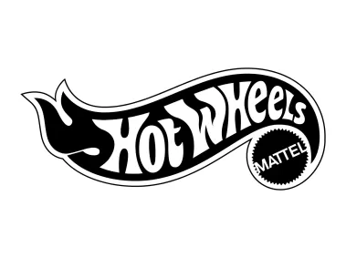 Hot Wheels 1990 Years Black Logo