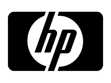 HP Hewlett Packard 1979 Black Logo