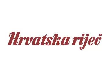 Hrvatska Rijec Wordmark Logo