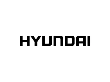 Hyundai Black Wordmark Logo