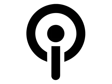 I letter in Circle Logo Template