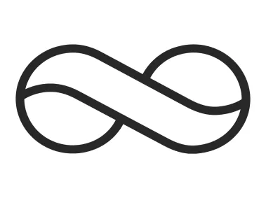 Infinite Loop Symbol Logo Template