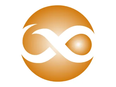Infinity Symbol in a Circle Logo Template
