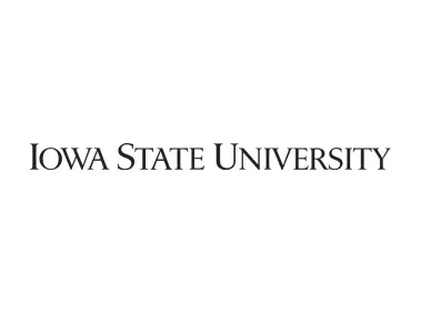 Iowa State University Black Logo