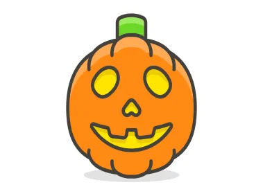 Jack o Lantern Emoji Icon