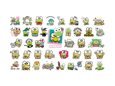 Keroppi Characters Vector