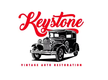 Keystone Vintage Auto Restoration Logo