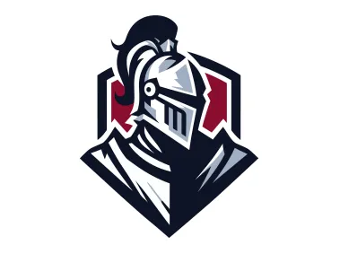 Knight Helmet Logo Template