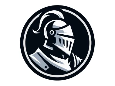 Knight Helmet Logo Template