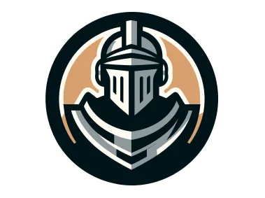 Knight Helmet Logo Template