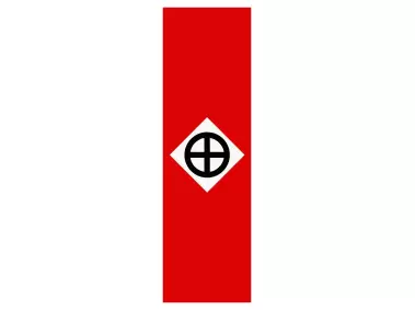 Knights Party Flag Vertical Logo