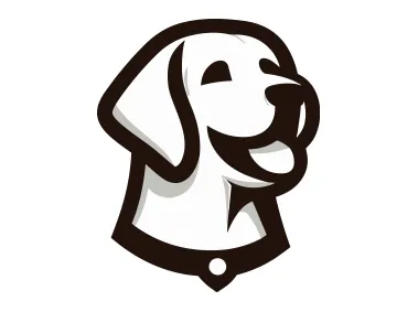 Labrador Face Logo Template
