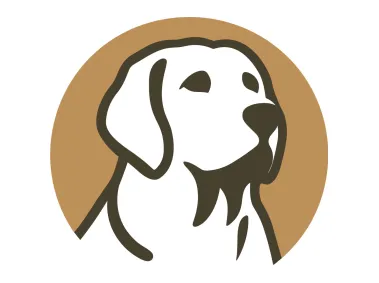 Labrador Silhouette Logo Template
