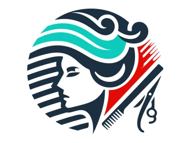 Ladies Hairdresser Logo Template