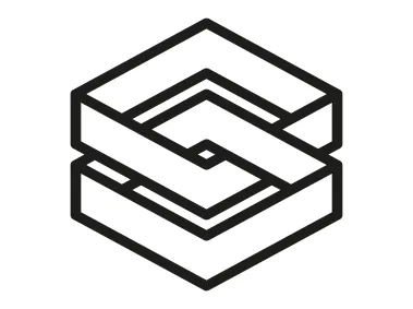 Layered Hex Structure Futuristic Geometric Shape Logo Template