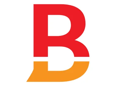 Letter B Shape Logo Template