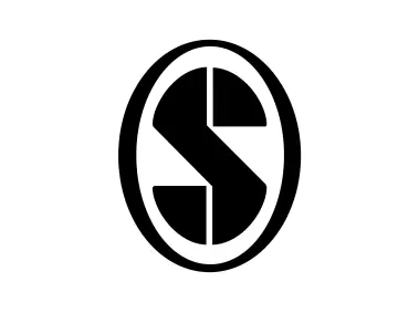 Letter S in Elips Logo Template