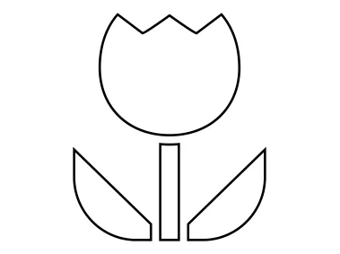 Line Flower Icon