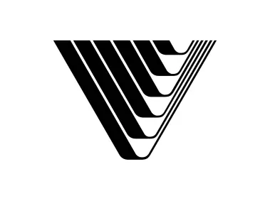 Line Letter V Logo Template